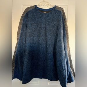 Men’s Van Heusen Blue & Grey Sweater 3XL